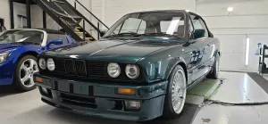 BMW E30 classic car being detailed at Concours Detailing near Reading.